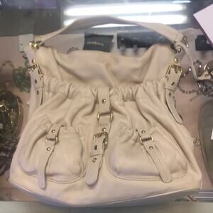 Michael Kors leather beige bag